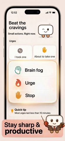 PouchOut - Quit Zyn iPhone screenshot