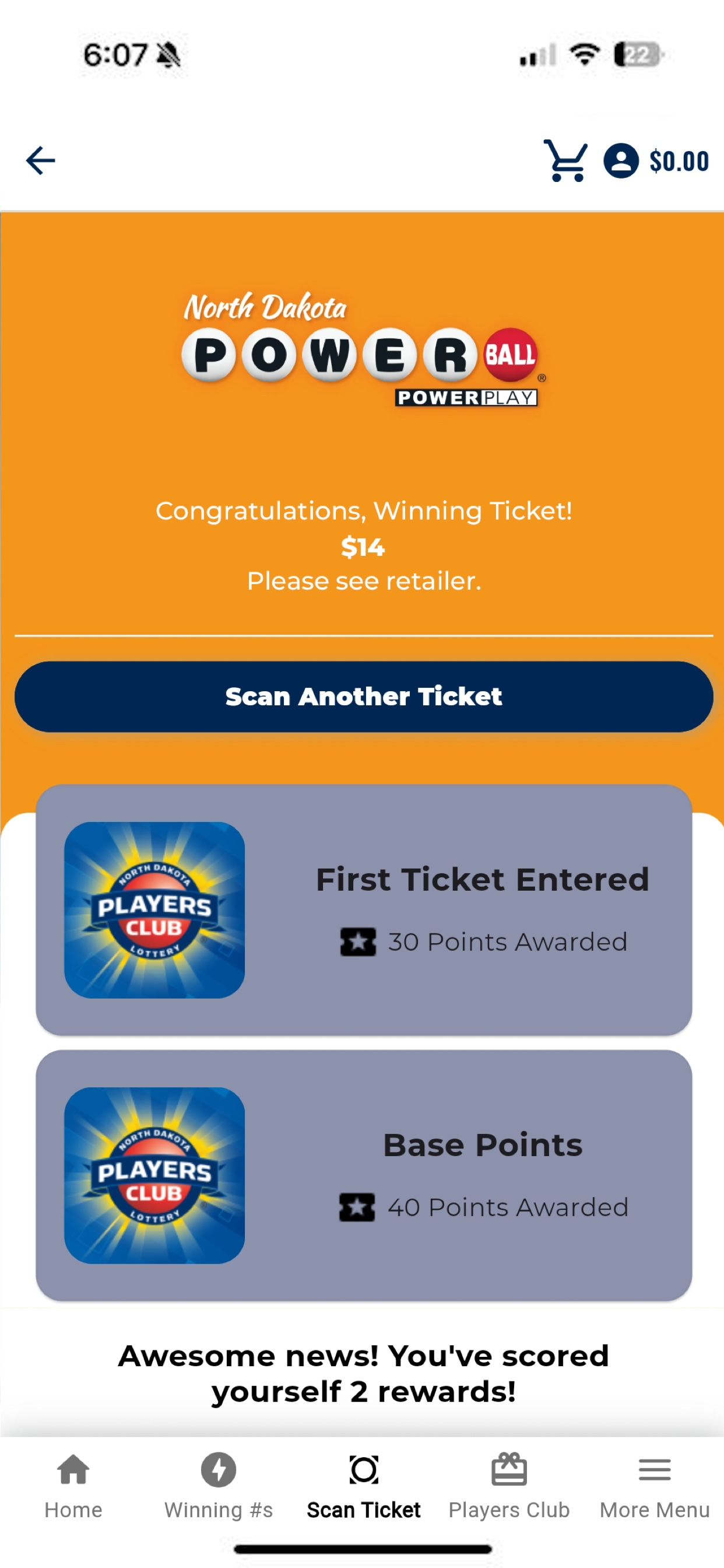 ND Lottery Players Club screenshot 4