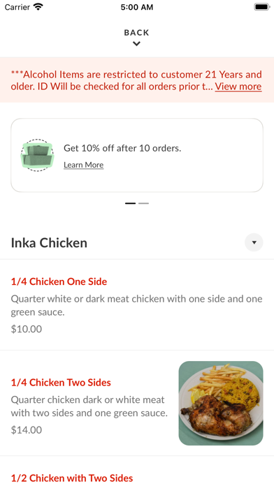 App screenshot