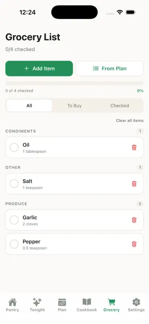 FamilyPlate Meal Planner screenshot 4