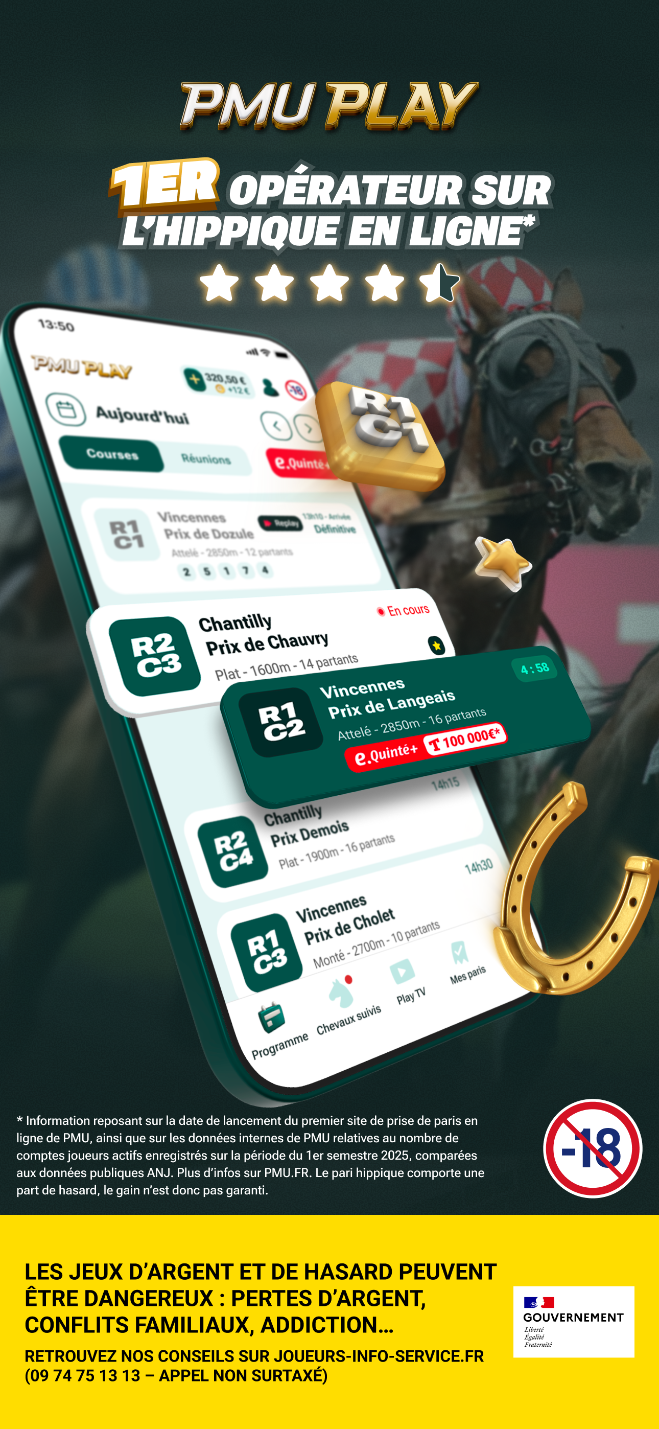PMU PLAY - Turf, Sport & Poker