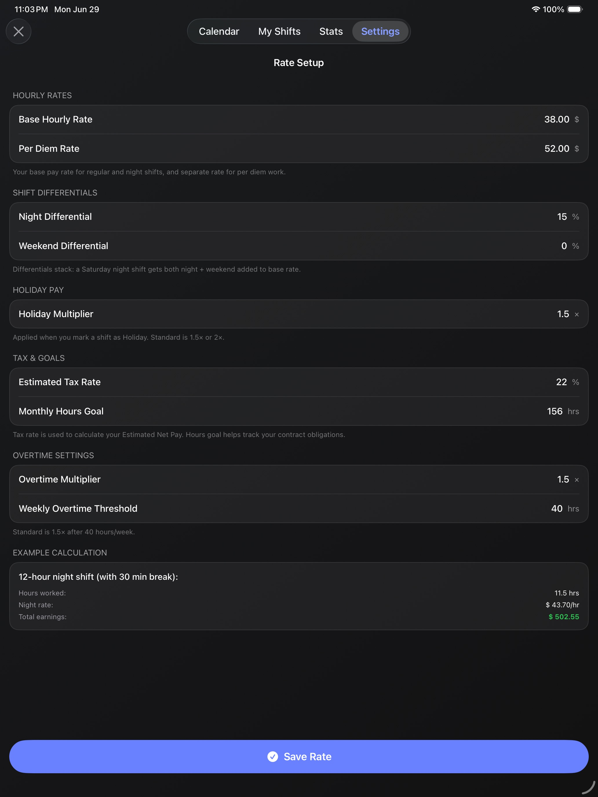 Nurse Shift Planner: Nursly screenshot 13