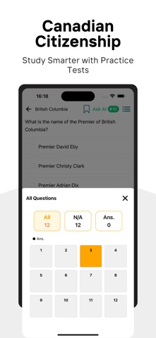 Canadian citizen iPhone screenshot