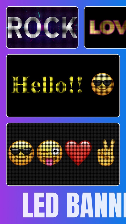 #1. LED Scroller and Text Banner (iOS) 게시자: WHATSTICKER APPS SRL