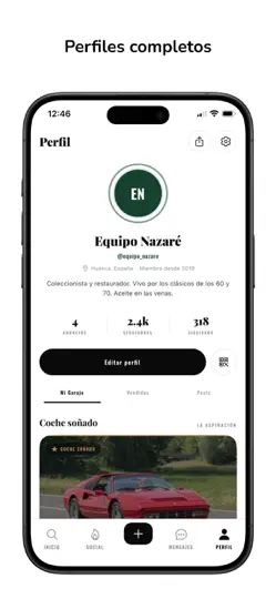 Captura de pantalla de Nazaré en iPhone 5