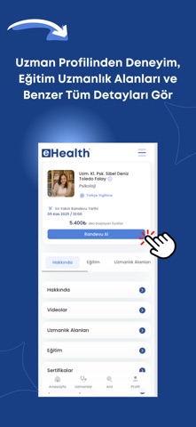 e-Health screenshot