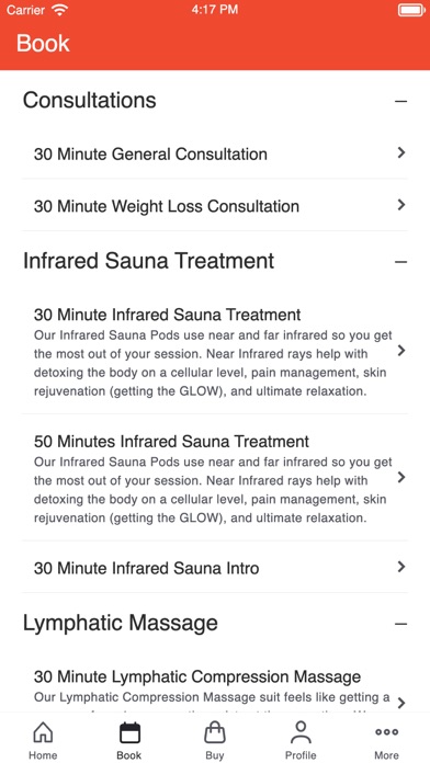 SaunaBar Screenshot