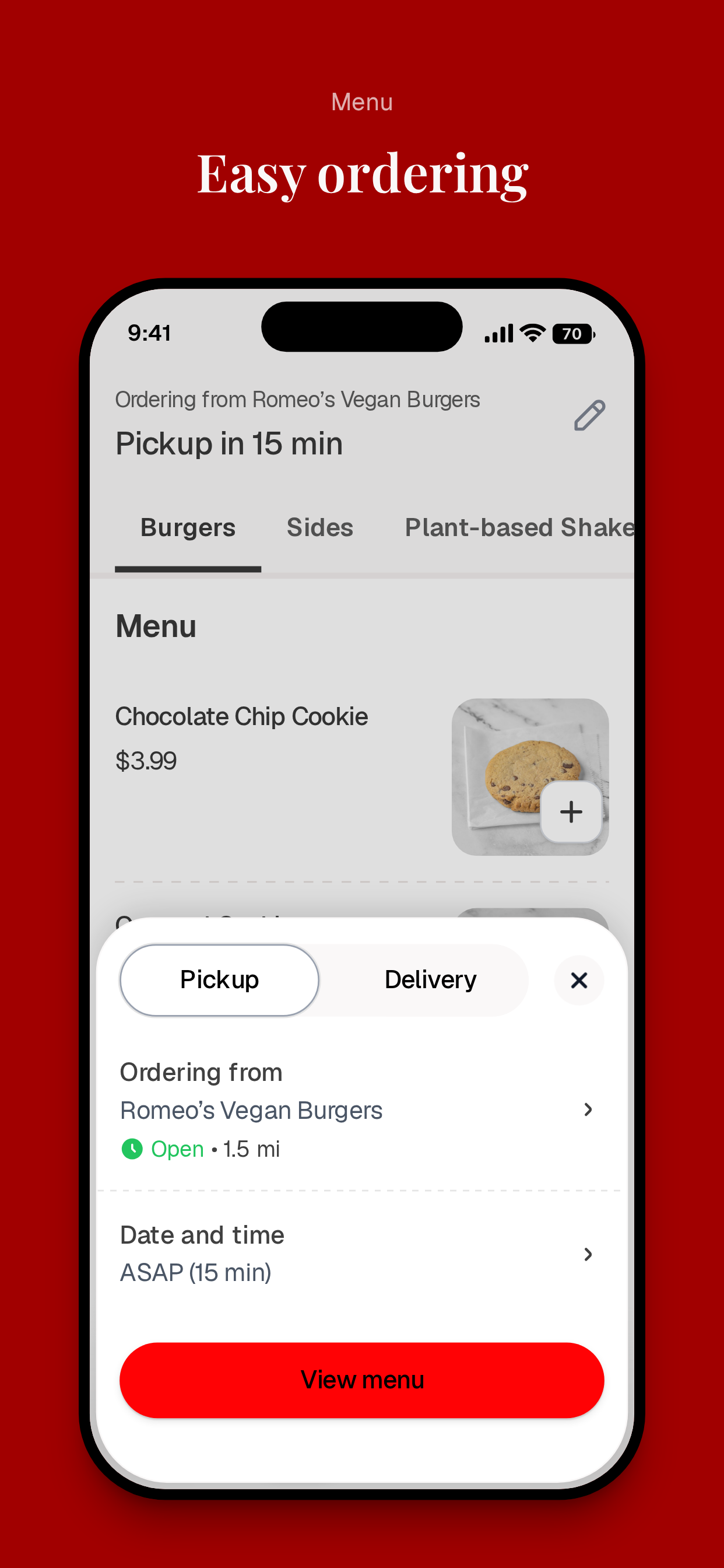Romeo’s Vegan Burgers screenshot 3