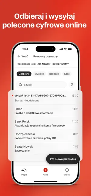 Poczta Polska iPhone screenshot 3