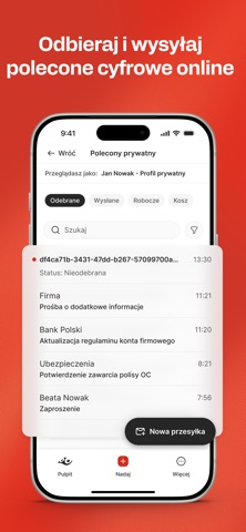 Poczta Polska screenshot