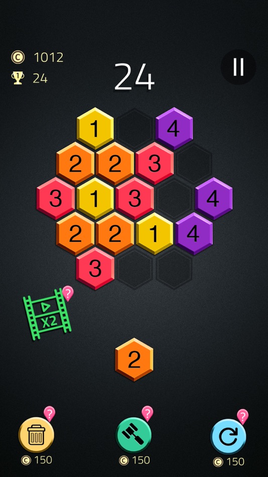 #2. Sevenify: Hexa Puzzle (iOS) 由: Aziza Rahman