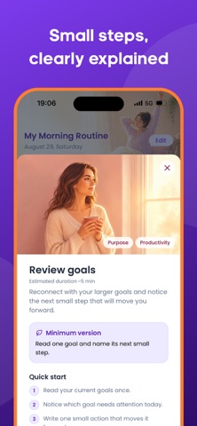 Morning Routine Planner: B'HER Screenshot 3 of 5