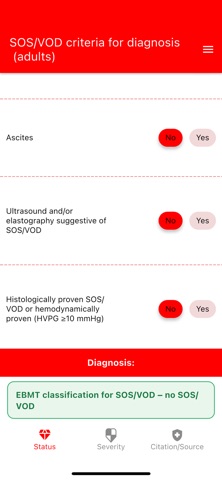 IACH SOS/VOD app screenshot