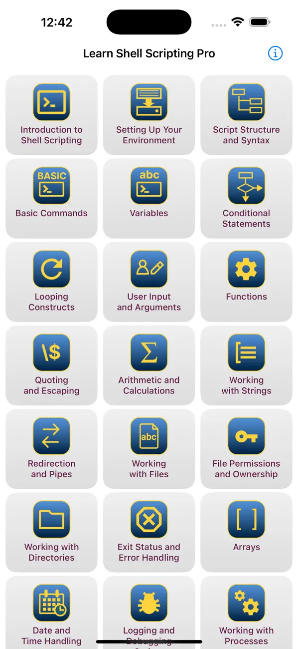 #1. Learn Shell Scripting Pro (iOS) Ved: ALG Software Lab