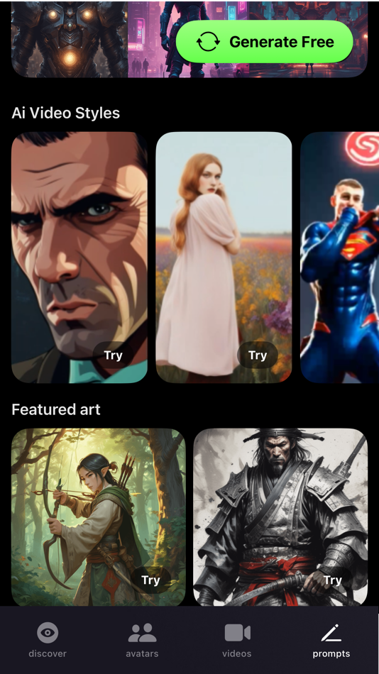 #6. Artemis: AI Photo Generator (iOS) 由: Kinematiks