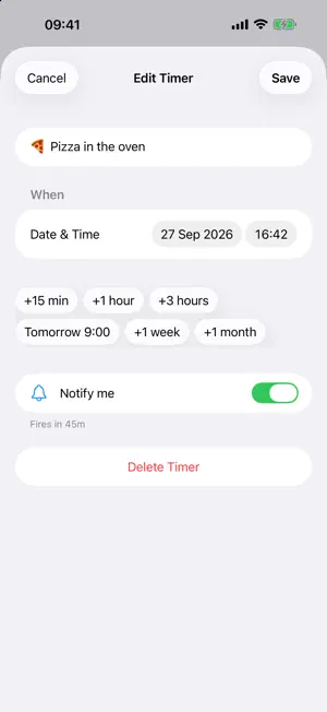TickDown - timer screenshot 2