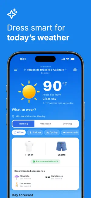 WeatherFit – Weather & Outfit screenshot 1
