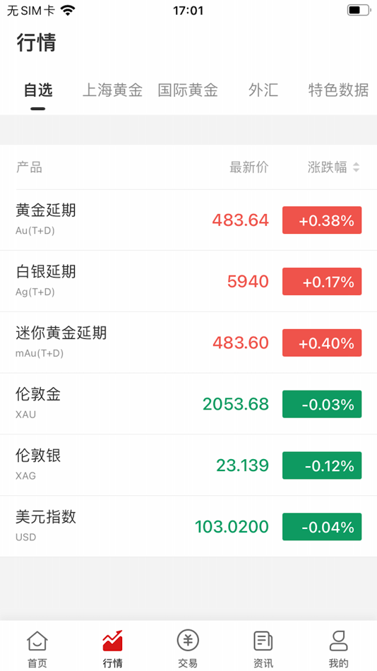 #1. 金渠黄金 (iOS) 由: 三门峡金渠集团有限公司