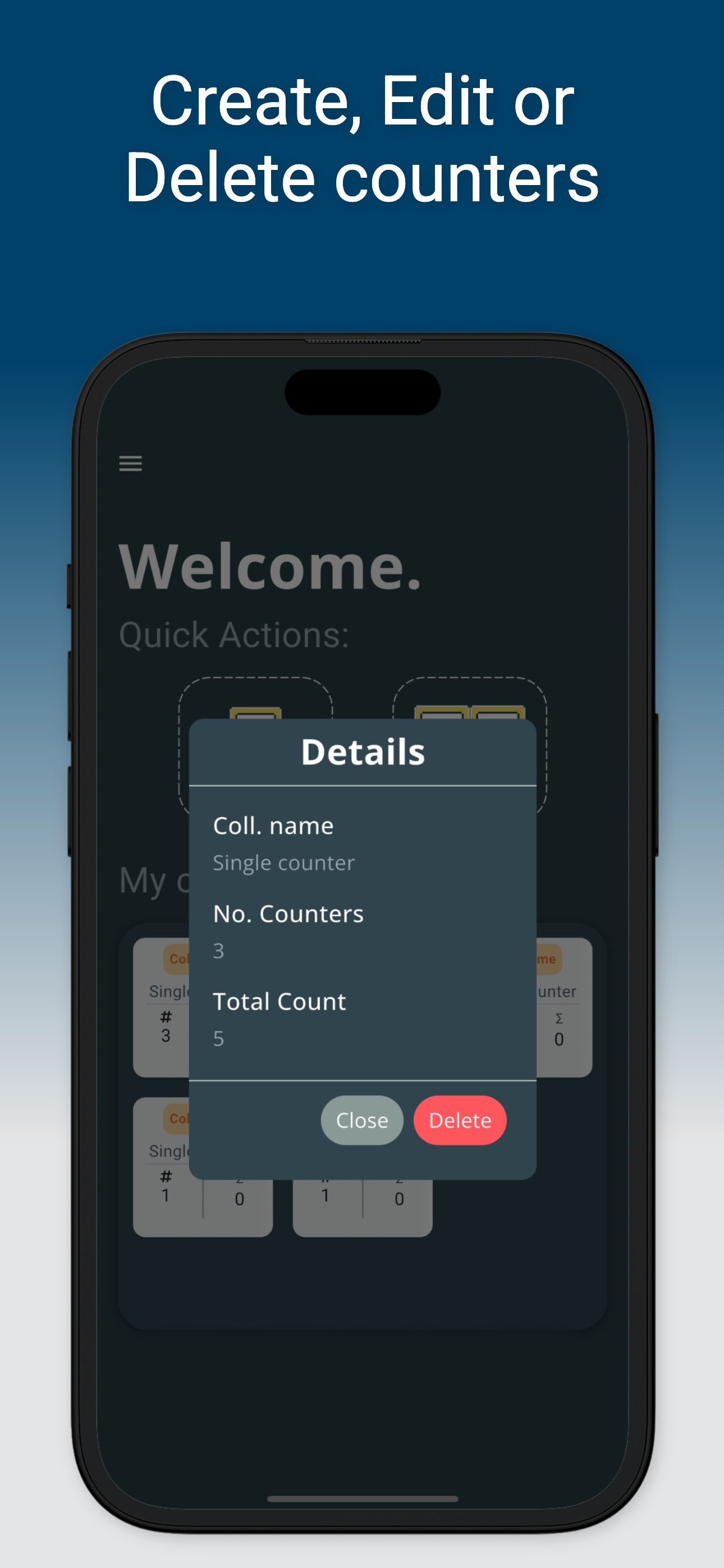 Kazoeru: tally counter