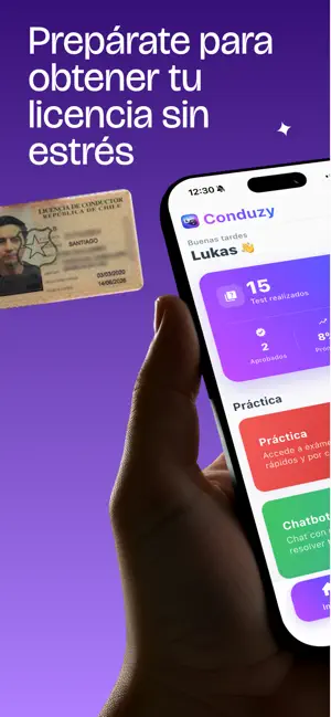 Conduzy: Teórico de Conducir screenshot 1