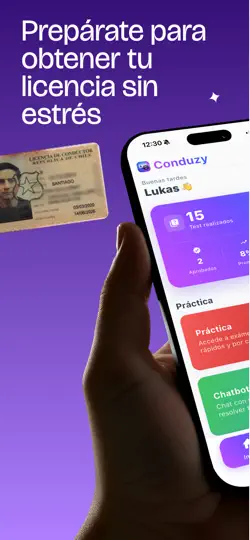 Captura de pantalla de Conduzy: Teórico De Conducir en iPhone 1