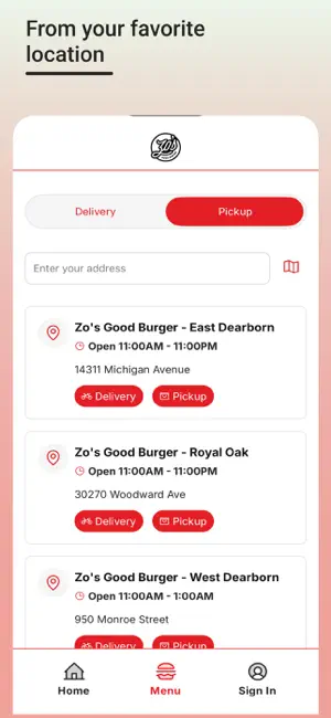 Zo's Good Burger screenshot 2