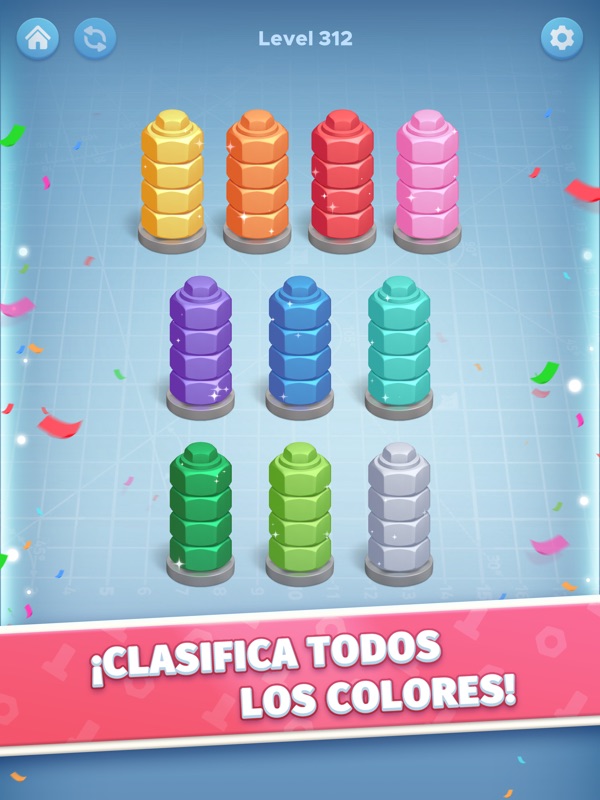Nut Color Game - Sort Puz 3D screenshot 6