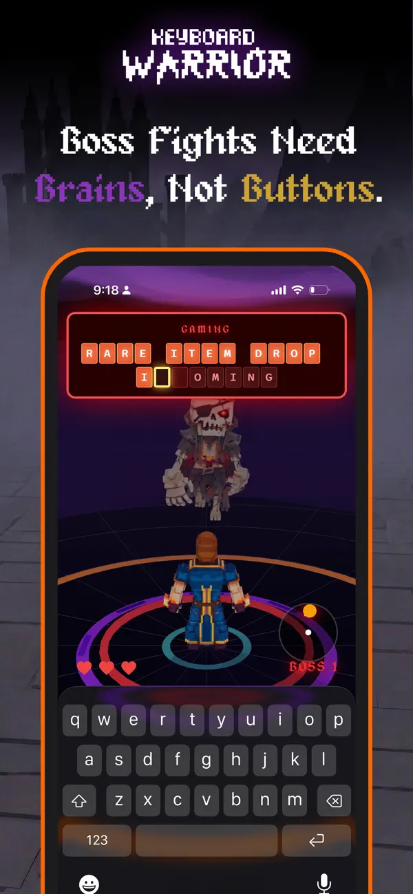 Screenshot #3 pour Keyboard Warrior: Arena