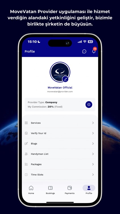 MoveVatan Provider screenshot-4