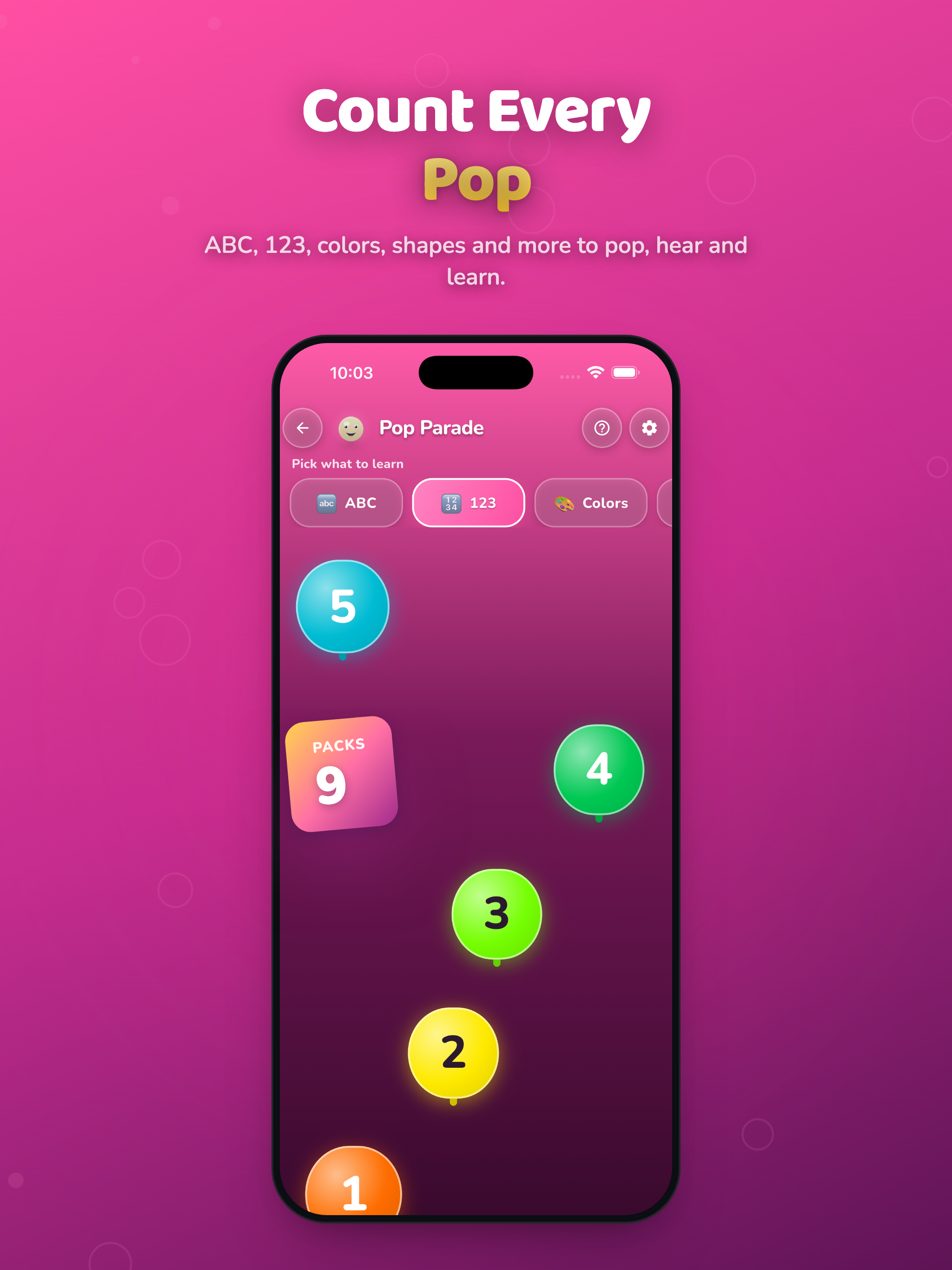 Pop Parade - Tap to Learn screenshot 8