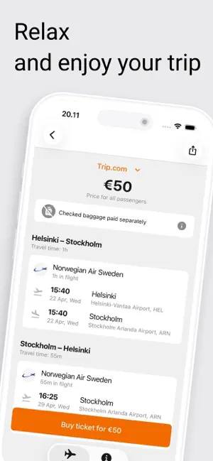Cheap flights・All airlines screenshot 3