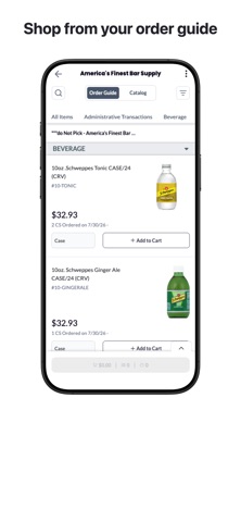 AFBS Ordering iPhone screenshot
