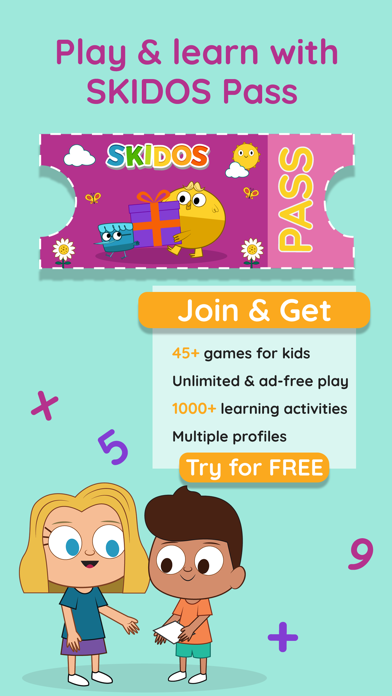 SKIDOS Run Math Games for Kids Screenshot