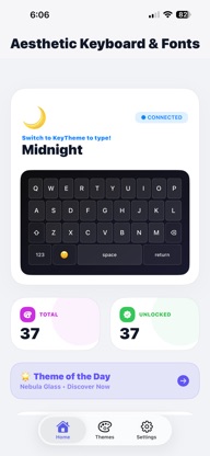 Aesthetic Keyboard & Fonts screenshot 1