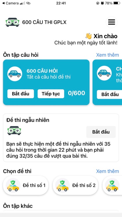 600 câu hỏi ôn GPLX