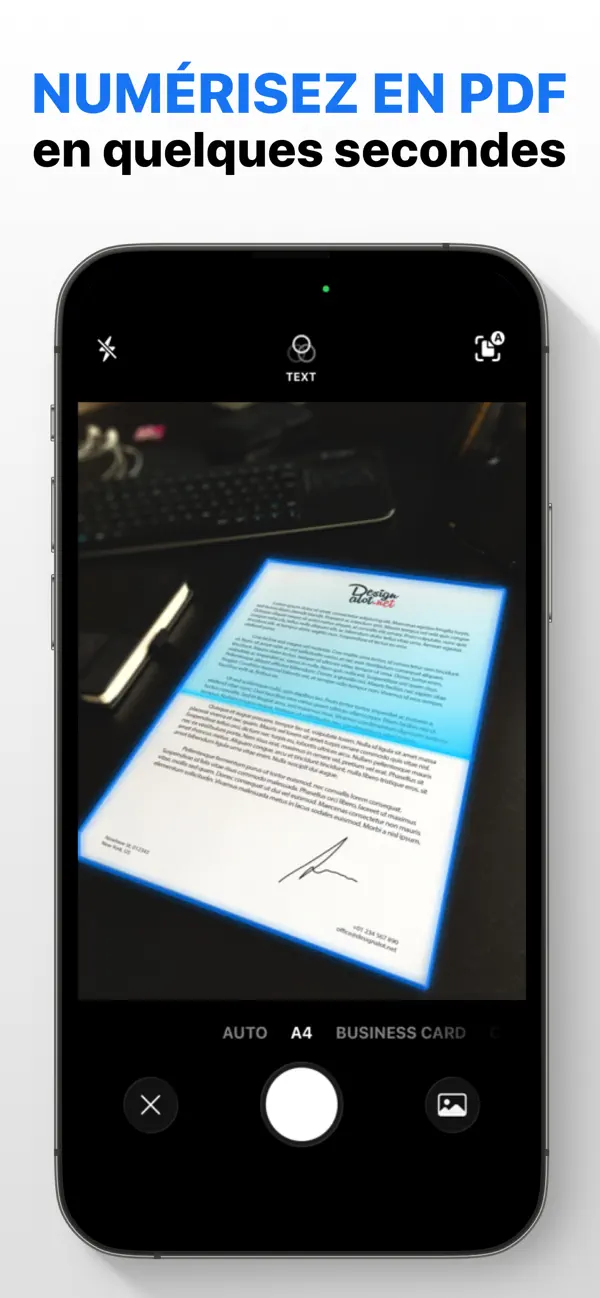Screenshot #1 pour PDF Scanner : Scan Document
