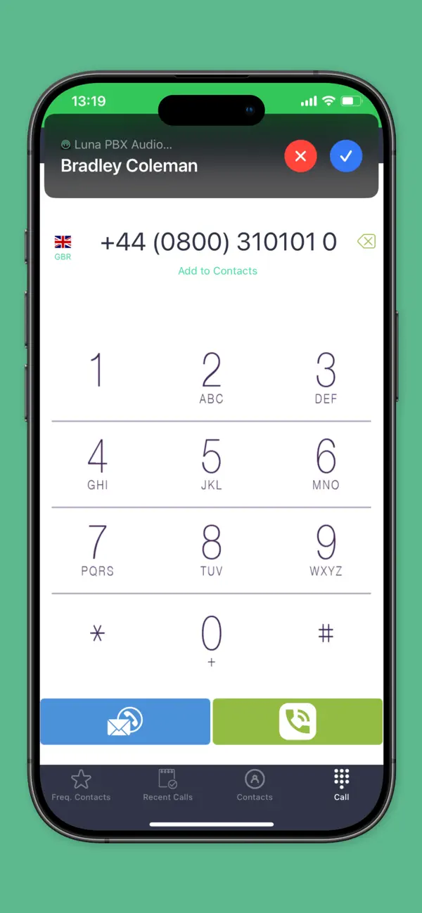 Screenshot #2 pour Luna PBX