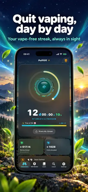 PuffOff: Quit Vaping & Smoking screenshot 1