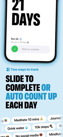 Simple Streak: Habit Tracker iPhone screenshot