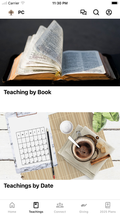 The Parkland Chapel iPhone screenshot 2 - Education app