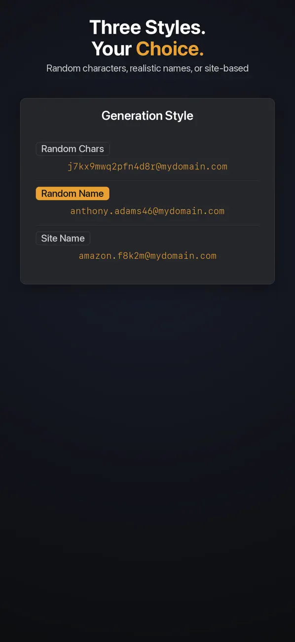 Screenshot #3 pour Mailcow Aliases