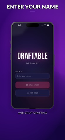 Draftable – Draft With Friends Screenshot 1 of 4