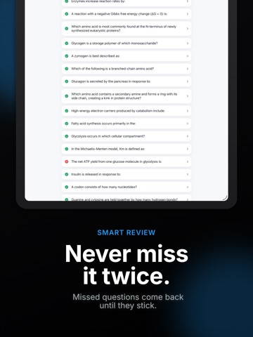 MCAT Prep: Med School & Quiz iPad screenshot