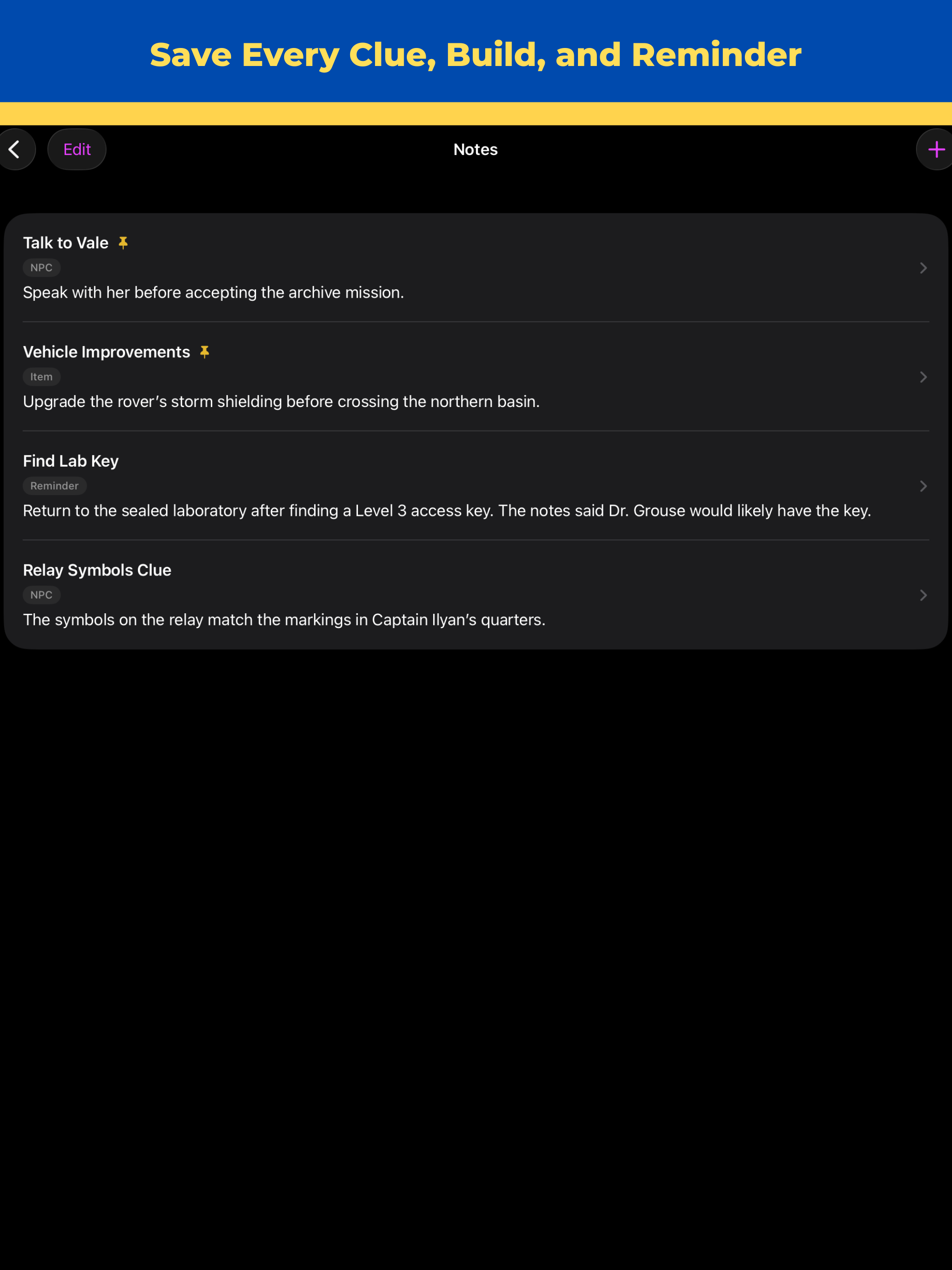 Savepoint Journal screenshot 11