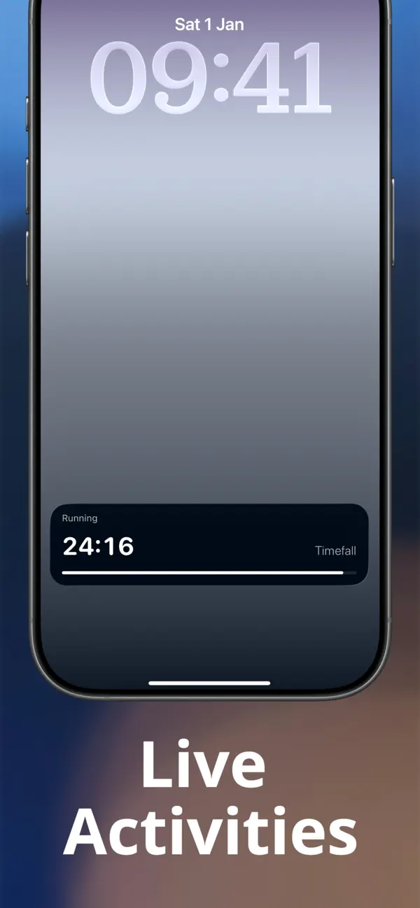 #4. Timefall: Visual ADHD Timer (iOS) Ved: Ilia Usatov