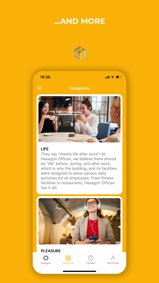 #8. HexagonOffices (iOS) By: Andrei Baican
