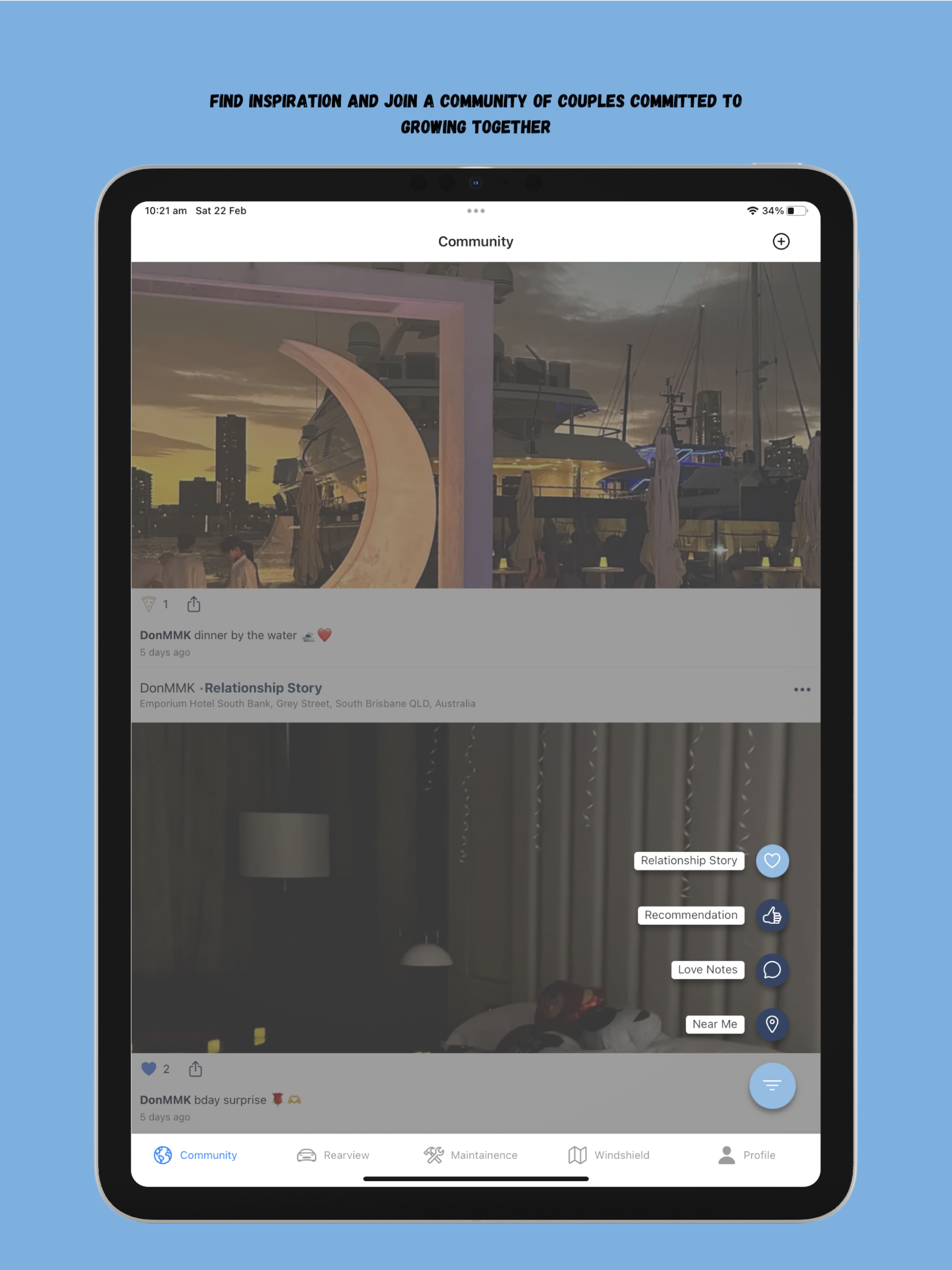 Rearviewmirror: Couples App