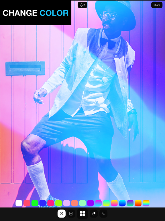 Lights – Photo Effects iPad screenshot 4 - Photo & Video app