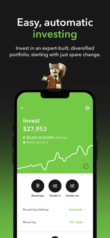 Acorns app screenshot 2