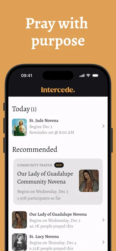 Intercede - Catholic Novenas screenshot 5 of 6